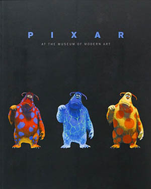 A poster for Pixar at the Moma